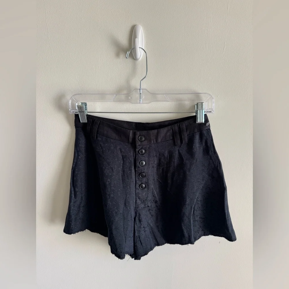 NWOT Free People Claudia Tap Shorts-Black